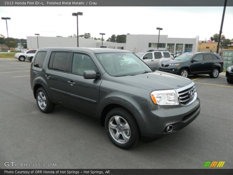 Polished Metal Metallic / Gray 2013 Honda Pilot EX-L