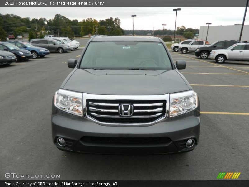 Polished Metal Metallic / Gray 2013 Honda Pilot EX-L