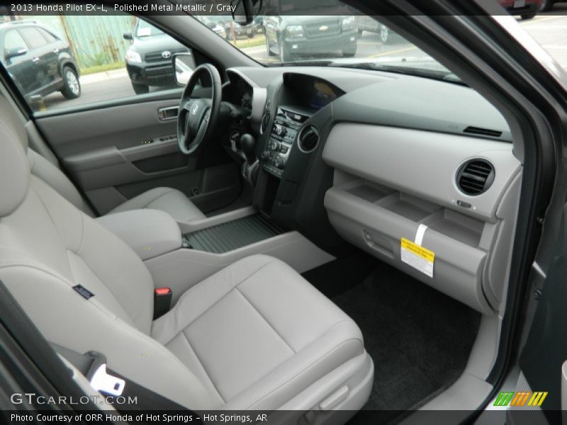 Polished Metal Metallic / Gray 2013 Honda Pilot EX-L