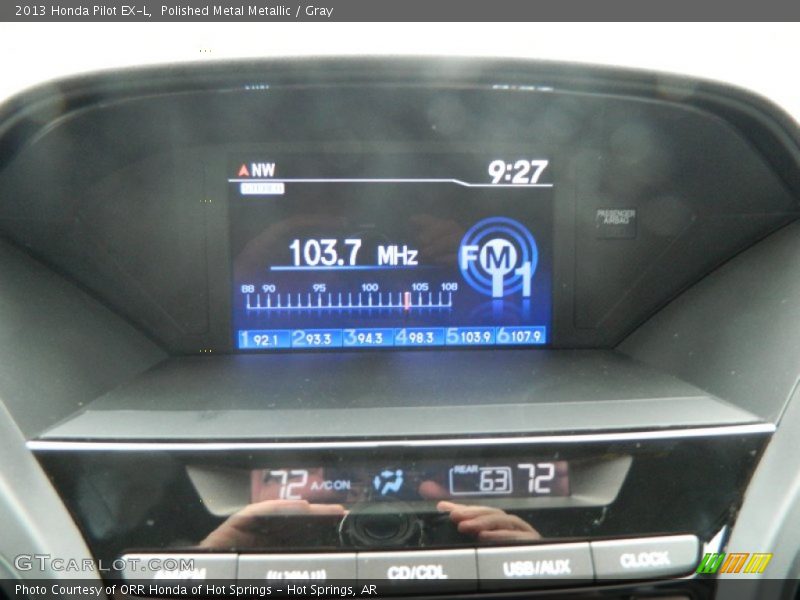 Polished Metal Metallic / Gray 2013 Honda Pilot EX-L