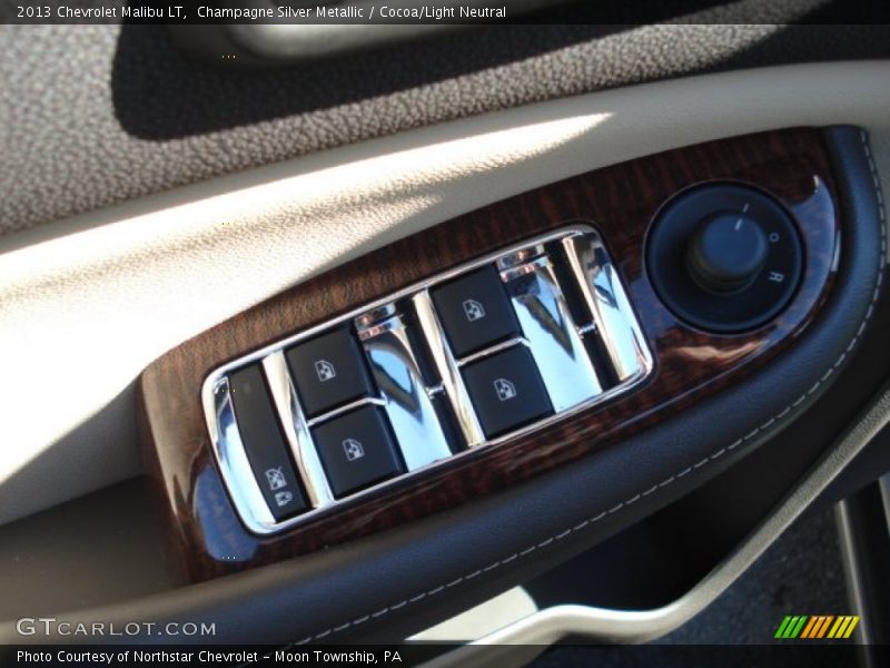 Champagne Silver Metallic / Cocoa/Light Neutral 2013 Chevrolet Malibu LT