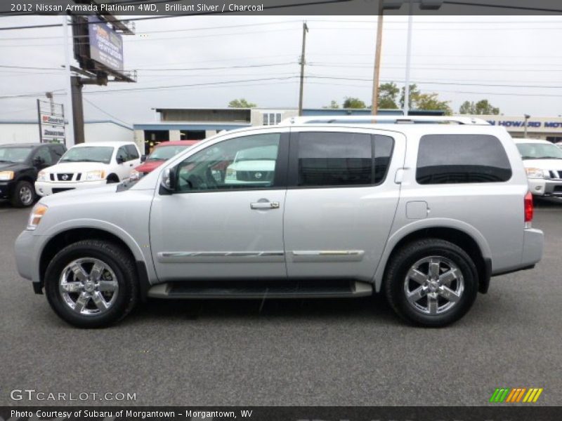  2012 Armada Platinum 4WD Brilliant Silver