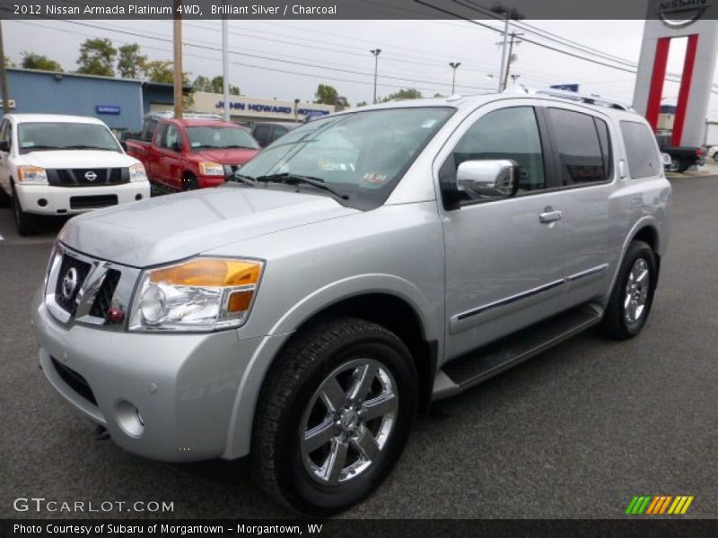 Front 3/4 View of 2012 Armada Platinum 4WD