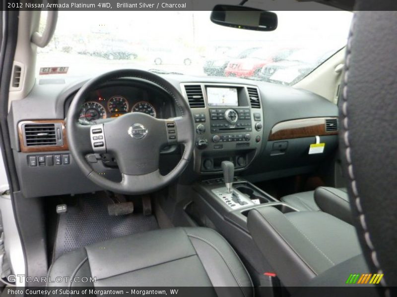 Charcoal Interior - 2012 Armada Platinum 4WD 