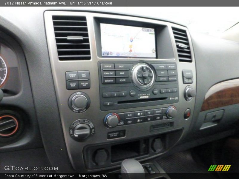 Controls of 2012 Armada Platinum 4WD