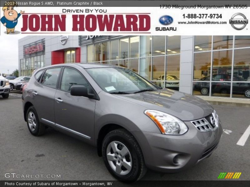 Platinum Graphite / Black 2013 Nissan Rogue S AWD