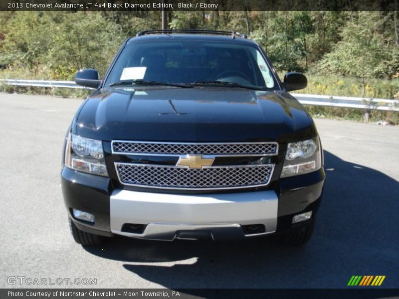 Black / Ebony 2013 Chevrolet Avalanche LT 4x4 Black Diamond Edition