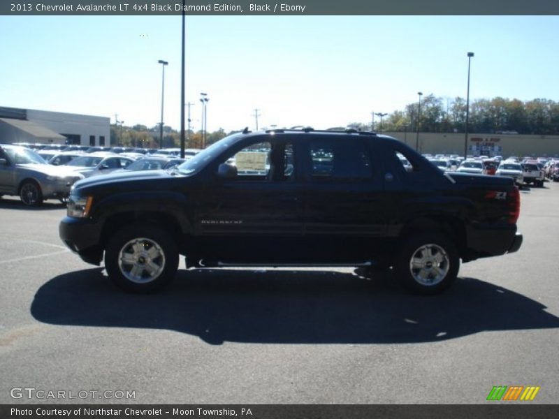 Black / Ebony 2013 Chevrolet Avalanche LT 4x4 Black Diamond Edition