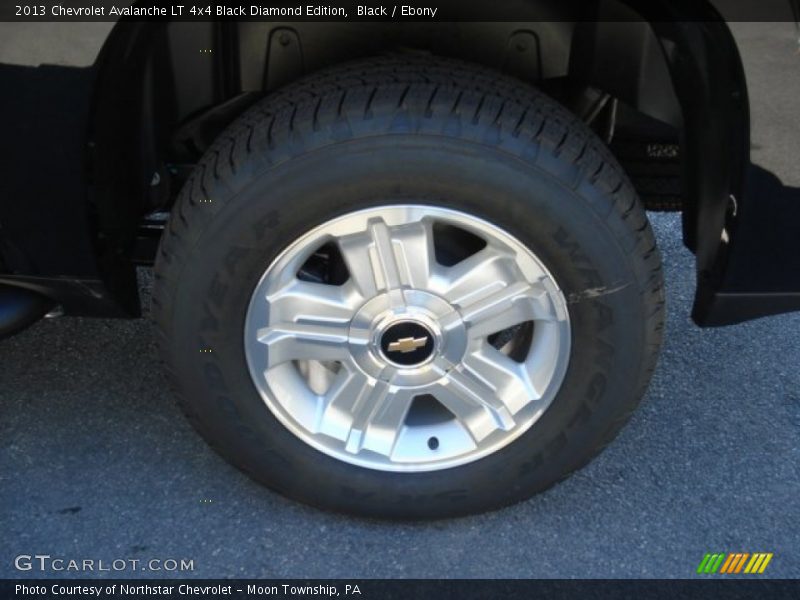 Black / Ebony 2013 Chevrolet Avalanche LT 4x4 Black Diamond Edition