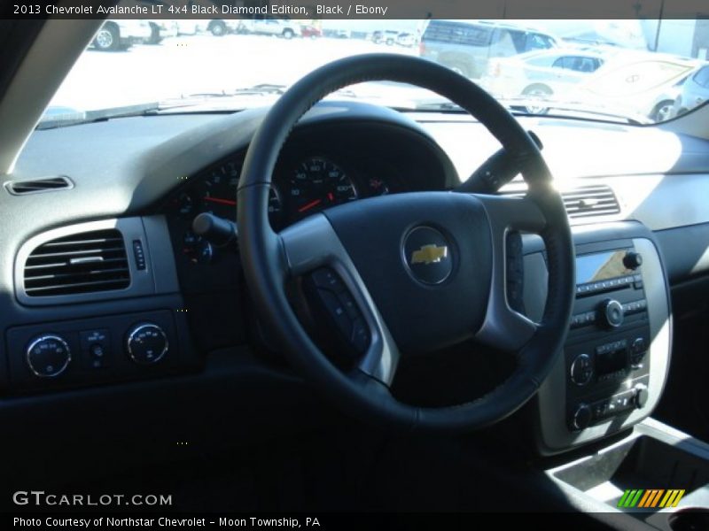 Black / Ebony 2013 Chevrolet Avalanche LT 4x4 Black Diamond Edition