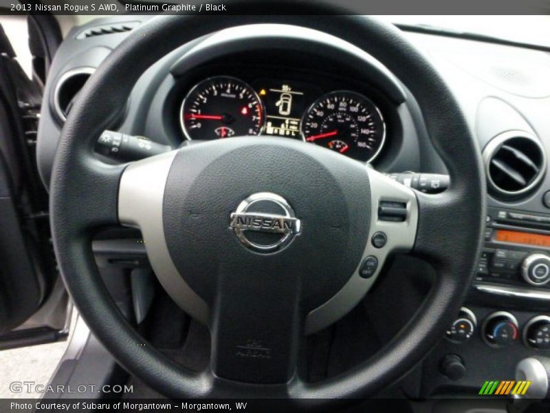 Platinum Graphite / Black 2013 Nissan Rogue S AWD