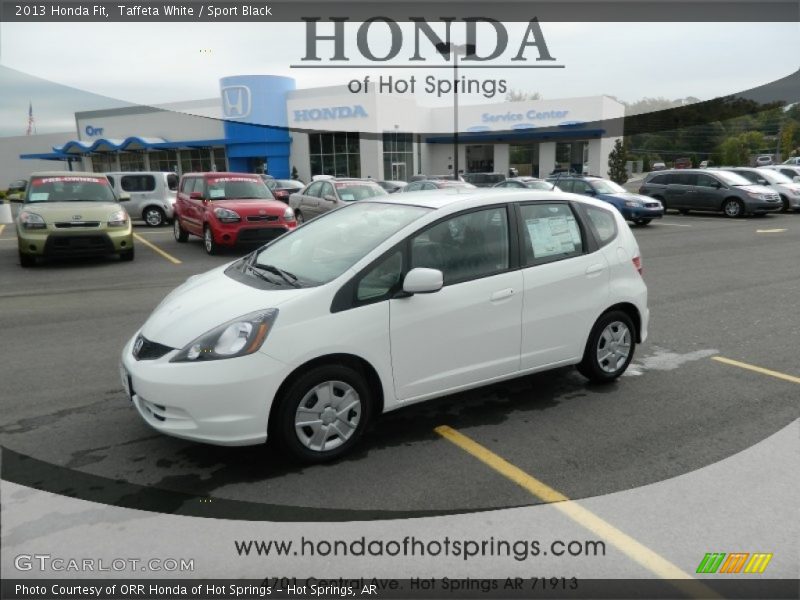 Taffeta White / Sport Black 2013 Honda Fit