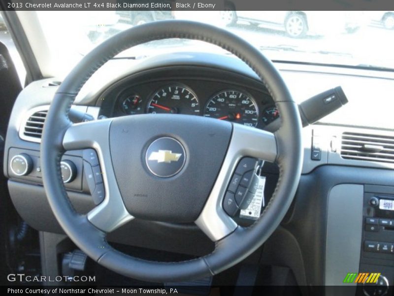 Black / Ebony 2013 Chevrolet Avalanche LT 4x4 Black Diamond Edition