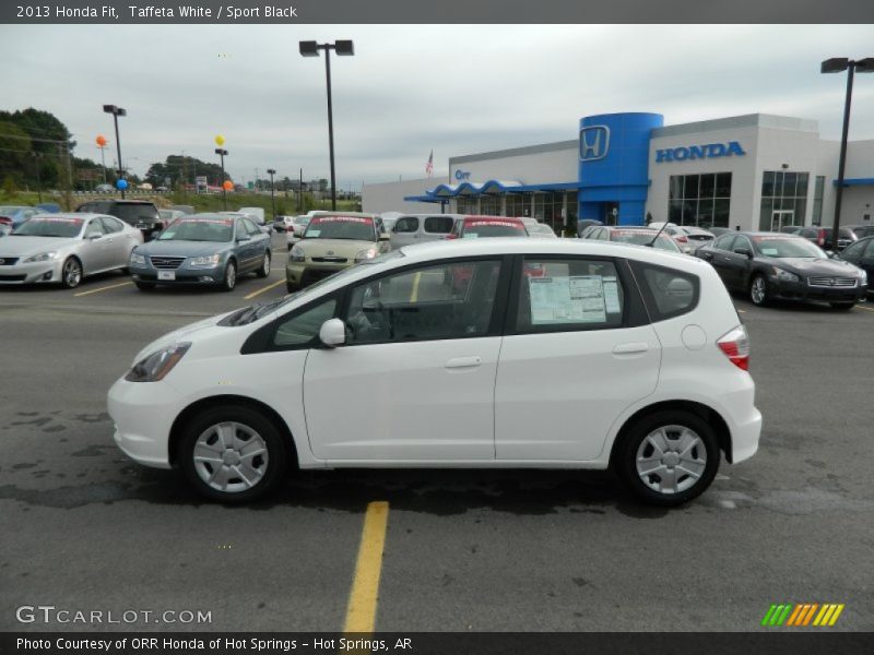 Taffeta White / Sport Black 2013 Honda Fit