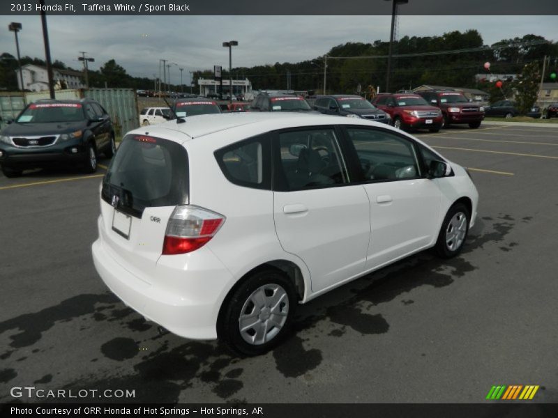 Taffeta White / Sport Black 2013 Honda Fit