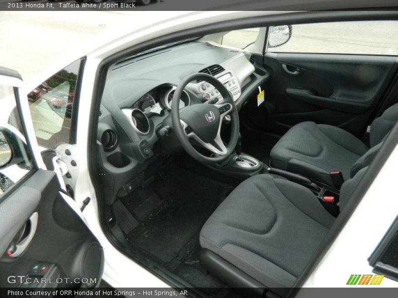 Sport Black Interior - 2013 Fit  