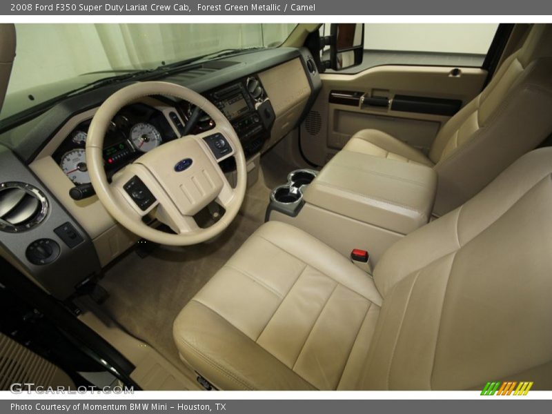 Camel Interior - 2008 F350 Super Duty Lariat Crew Cab 