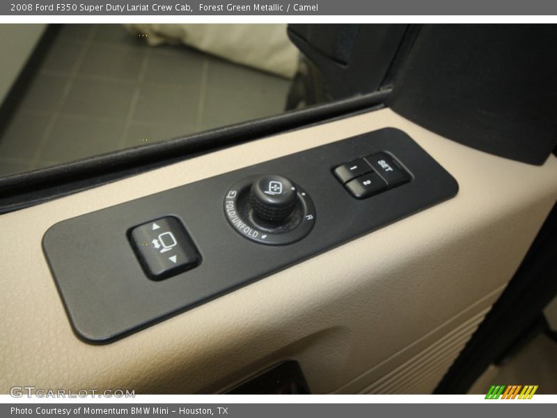 Forest Green Metallic / Camel 2008 Ford F350 Super Duty Lariat Crew Cab