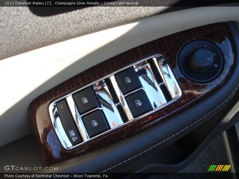 Champagne Silver Metallic / Cocoa/Light Neutral 2013 Chevrolet Malibu LTZ