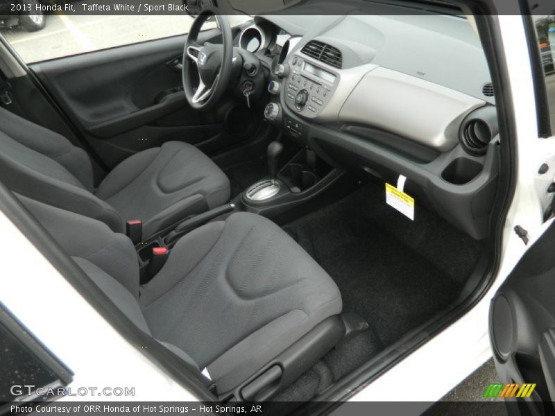  2013 Fit  Sport Black Interior