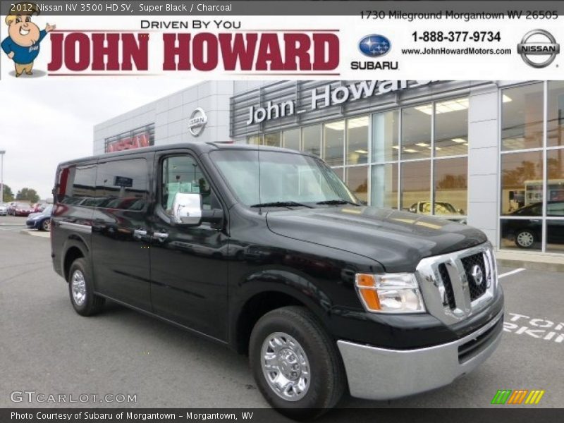 Super Black / Charcoal 2012 Nissan NV 3500 HD SV