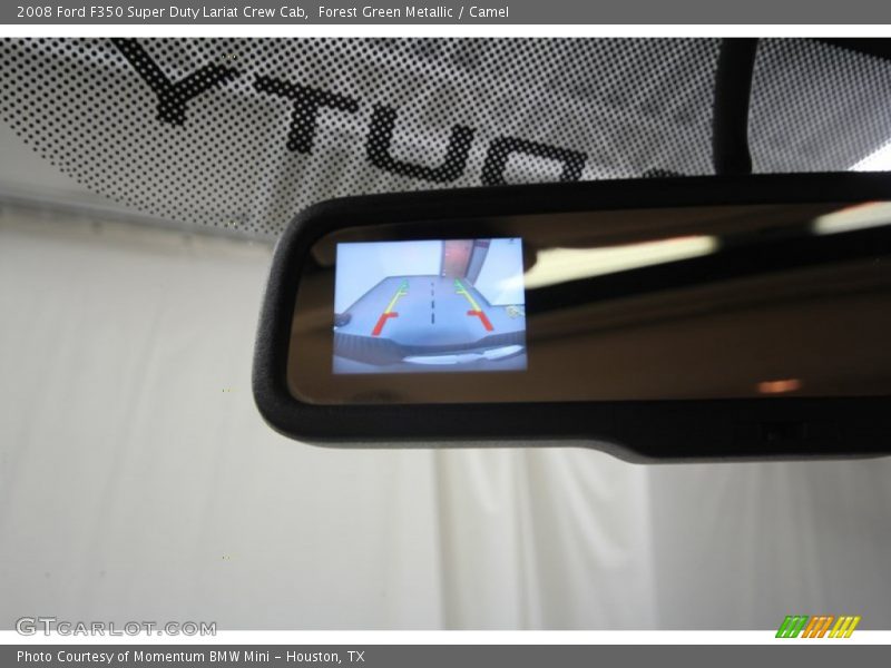 Forest Green Metallic / Camel 2008 Ford F350 Super Duty Lariat Crew Cab