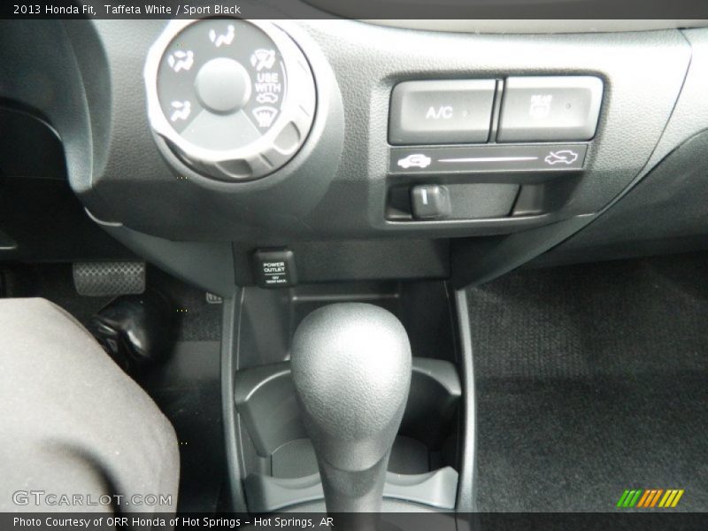 Taffeta White / Sport Black 2013 Honda Fit