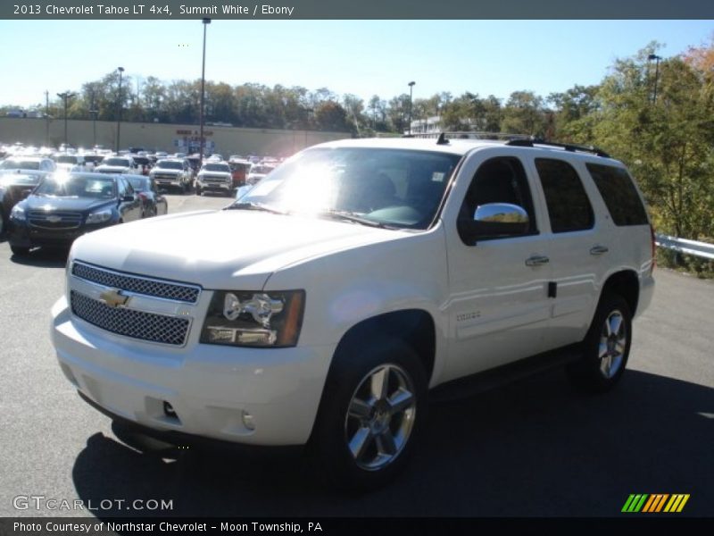 Summit White / Ebony 2013 Chevrolet Tahoe LT 4x4