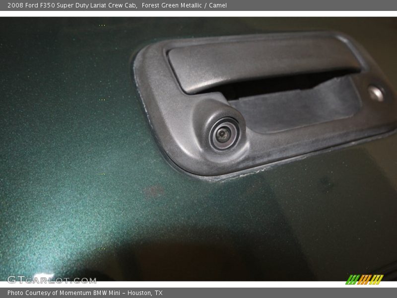 Forest Green Metallic / Camel 2008 Ford F350 Super Duty Lariat Crew Cab