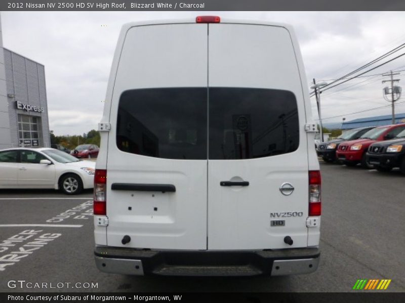 Blizzard White / Charcoal 2012 Nissan NV 2500 HD SV High Roof