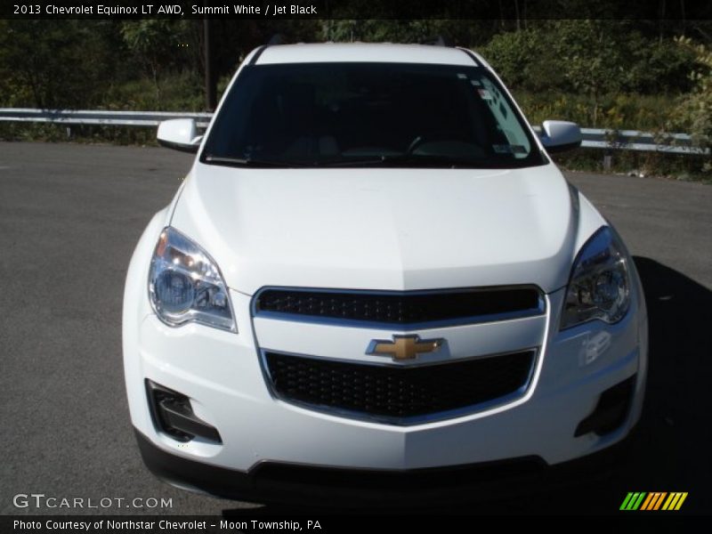Summit White / Jet Black 2013 Chevrolet Equinox LT AWD