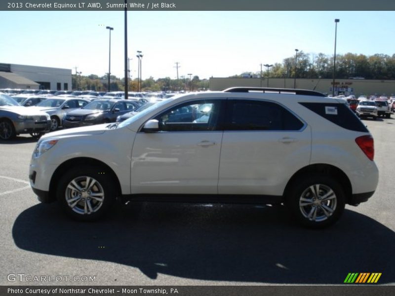 Summit White / Jet Black 2013 Chevrolet Equinox LT AWD