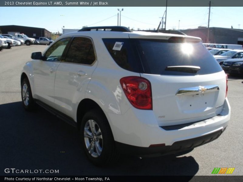 Summit White / Jet Black 2013 Chevrolet Equinox LT AWD