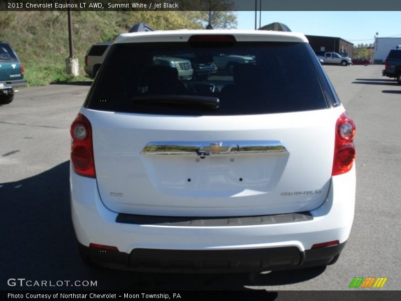 Summit White / Jet Black 2013 Chevrolet Equinox LT AWD