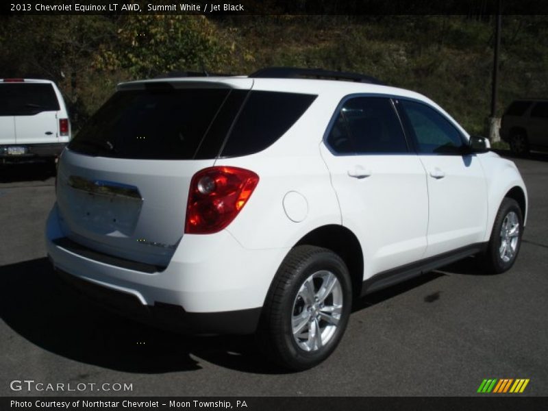 Summit White / Jet Black 2013 Chevrolet Equinox LT AWD