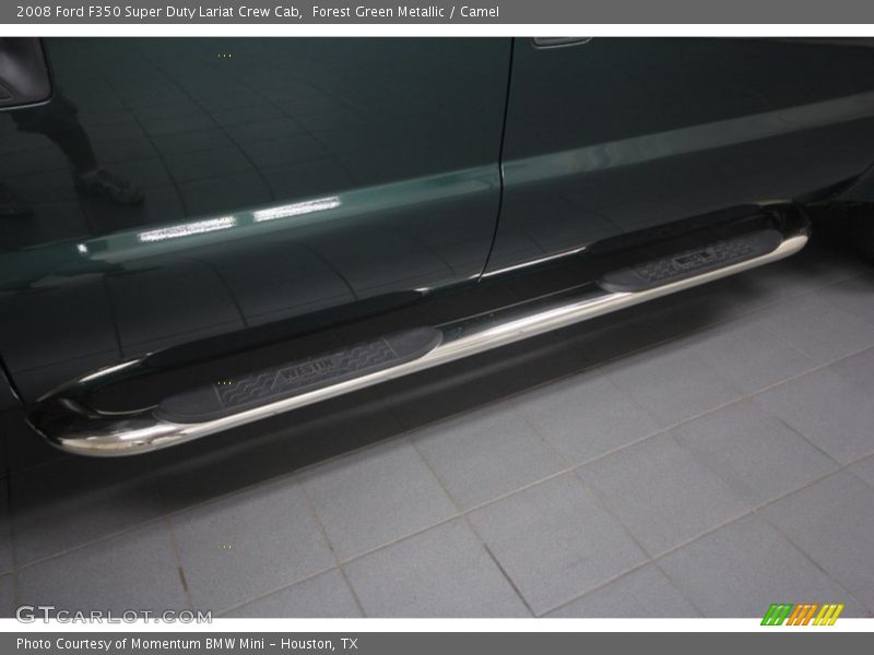 Forest Green Metallic / Camel 2008 Ford F350 Super Duty Lariat Crew Cab