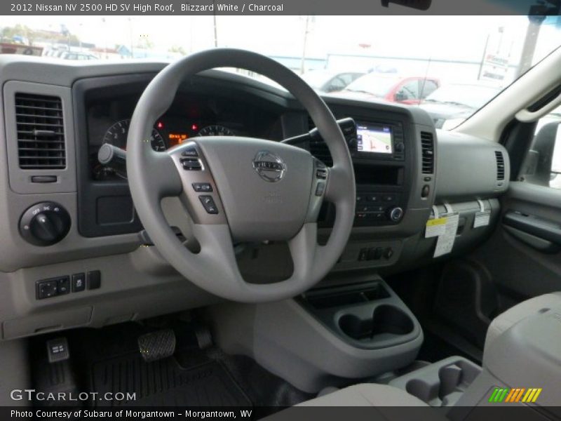 Blizzard White / Charcoal 2012 Nissan NV 2500 HD SV High Roof