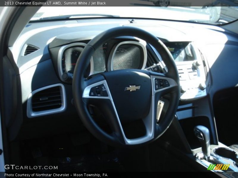 Summit White / Jet Black 2013 Chevrolet Equinox LT AWD