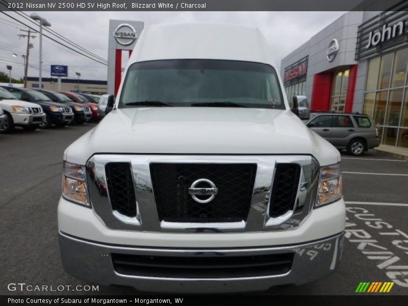 Blizzard White / Charcoal 2012 Nissan NV 2500 HD SV High Roof