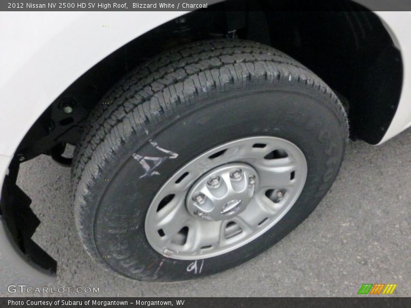 Blizzard White / Charcoal 2012 Nissan NV 2500 HD SV High Roof