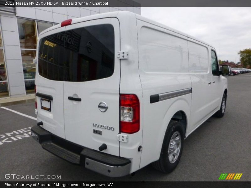 Blizzard White / Charcoal 2012 Nissan NV 2500 HD SV