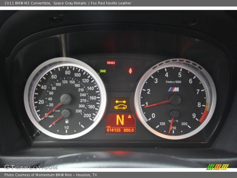  2011 M3 Convertible Convertible Gauges