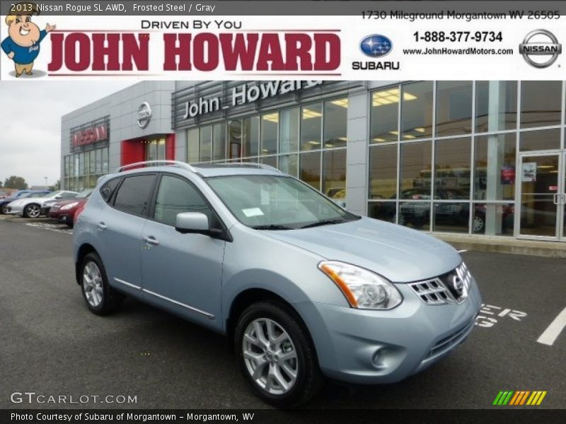Frosted Steel / Gray 2013 Nissan Rogue SL AWD