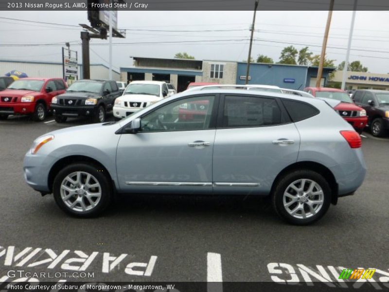 Frosted Steel / Gray 2013 Nissan Rogue SL AWD