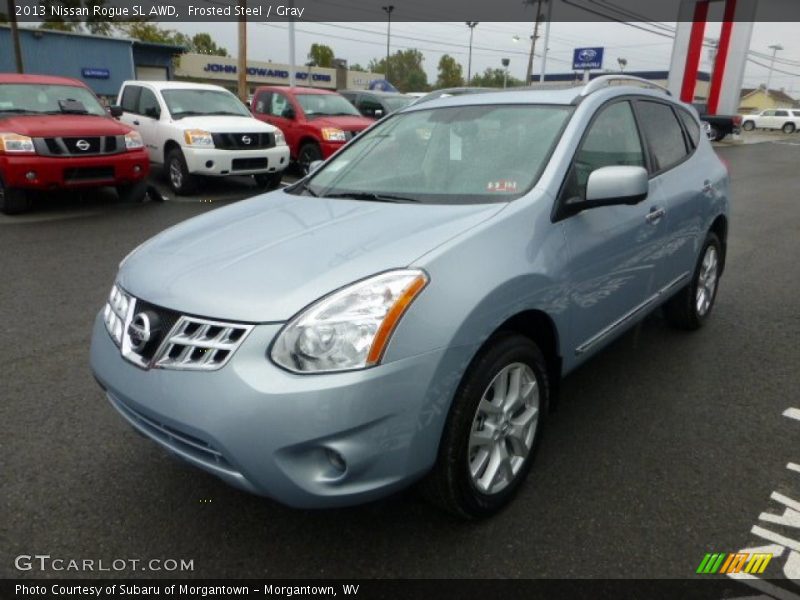 Frosted Steel / Gray 2013 Nissan Rogue SL AWD