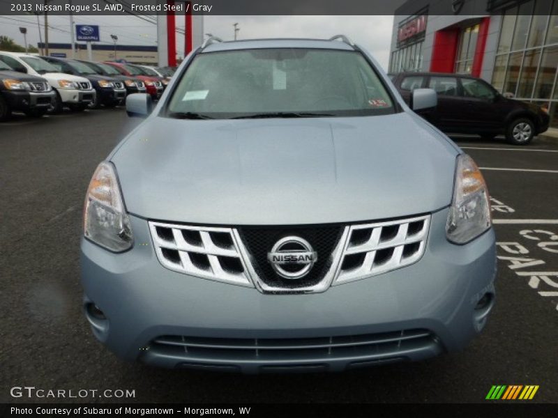 Frosted Steel / Gray 2013 Nissan Rogue SL AWD