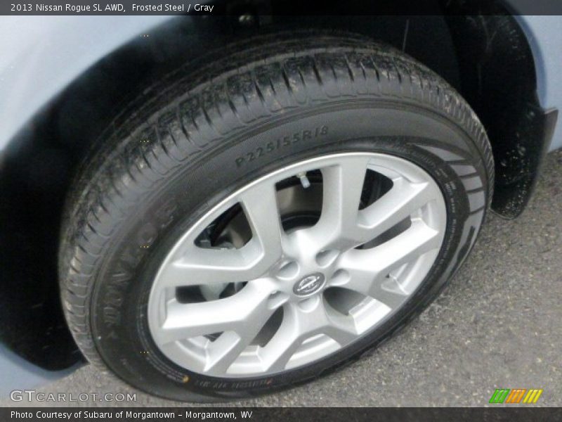 Frosted Steel / Gray 2013 Nissan Rogue SL AWD