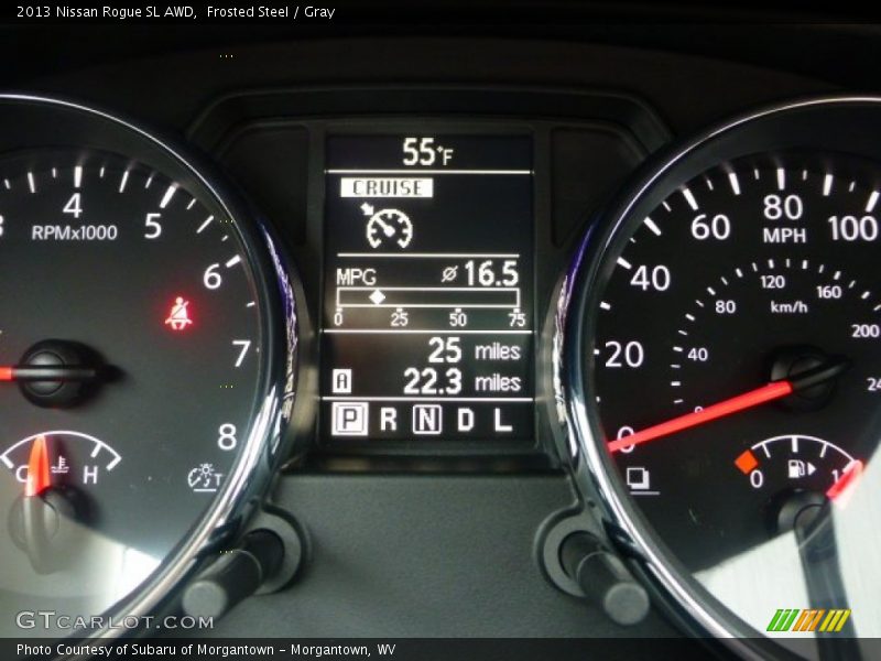 Frosted Steel / Gray 2013 Nissan Rogue SL AWD