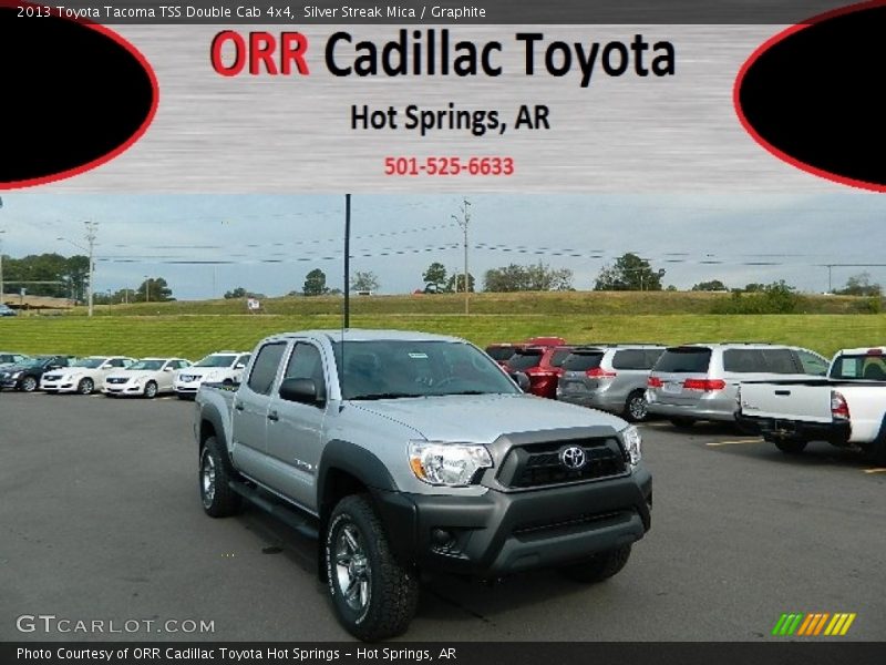 Silver Streak Mica / Graphite 2013 Toyota Tacoma TSS Double Cab 4x4
