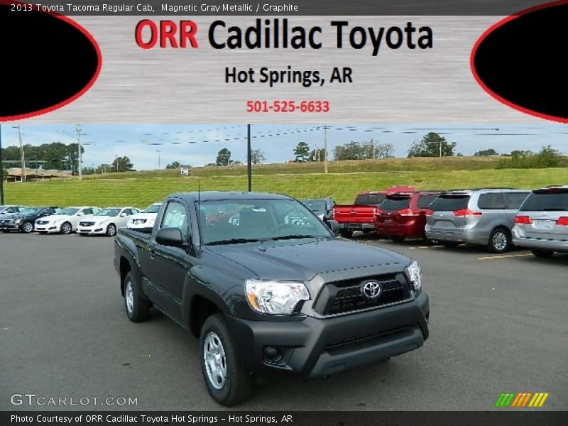 Magnetic Gray Metallic / Graphite 2013 Toyota Tacoma Regular Cab